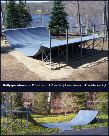 rampage quarter pipe